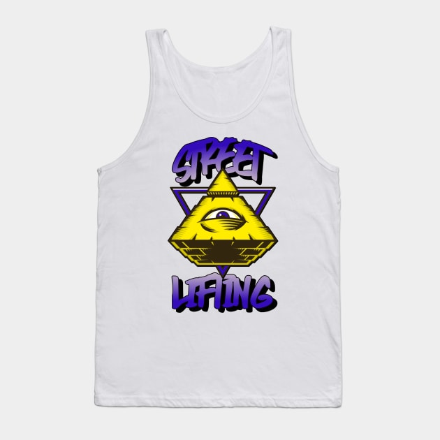 STREETLIFTING - pyramid graphic Tank Top by Thom ^_^